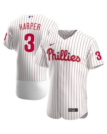 Bryce Harper 3 Philadelphia Phillies Home Player Elite Jersey - White