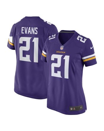 Akayleb Evans Minnesota Vikings Women's Game Player Jersey - Purple