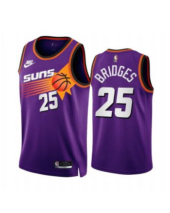 Mikal Bridges 2022-23 Phoenix Suns Purple 25 Classic Edition Jersey - Men Jersey