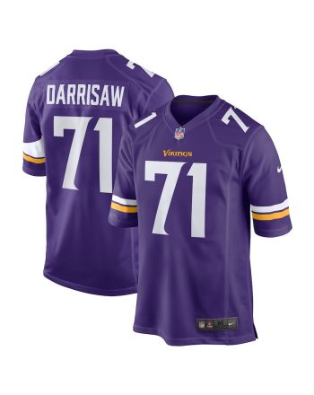 Christian Darrisaw 71 Minnesota Vikings Game Jersey - Purple