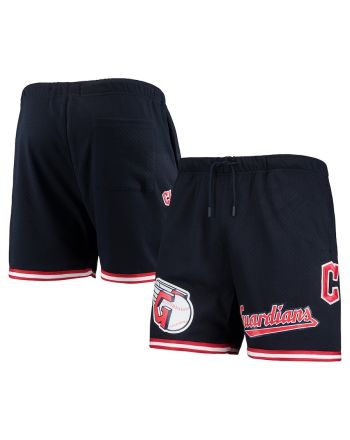 Cleveland Guardians Team Logo Mesh Shorts - Navy, Men