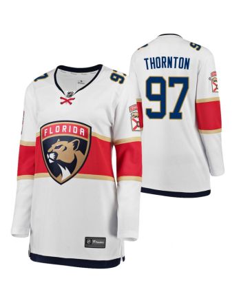 Florida Panthers Joe Thornton 97 Away Women White 2023 Trade Jersey Jersey