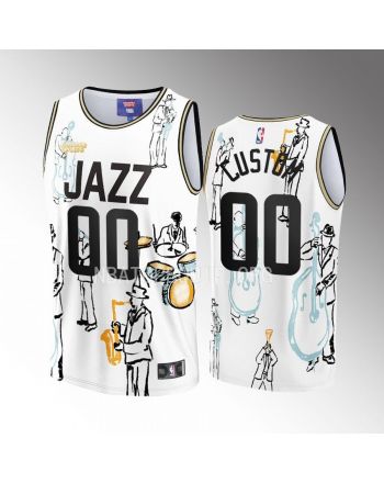 Custom Utah Jazz NBA & KidSuper Studios Unisex Hometown Jersey