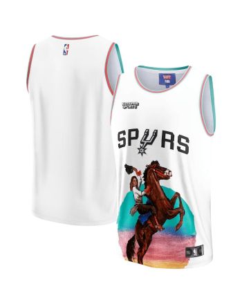 San Antonio Spurs NBA & KidSuper Studios Unisex Hometown Jersey - White