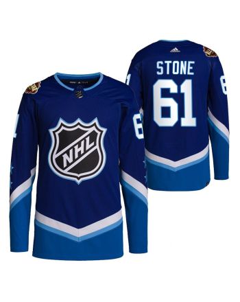 Men Vegas Golden Knights Mark Stone 2023 All-Star Blue 61 Jersey Primegreen