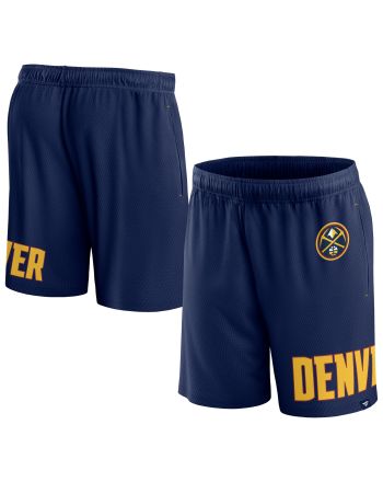 Denver Nuggets Free Throw Mesh Shorts - Navy