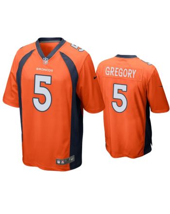 Denver Broncos Randy Gregory 5 Game Jersey - Orange Jersey