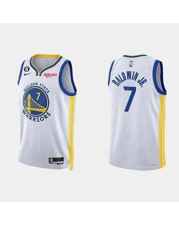 Golden State Warriors Patrick Baldwin Jr. 7 2022-23 Association Edition White Men Jersey Swingman