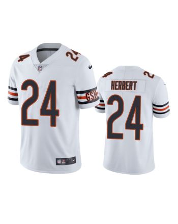 Khalil Herbert 24 Chicago Bears White Vapor Limited Jersey