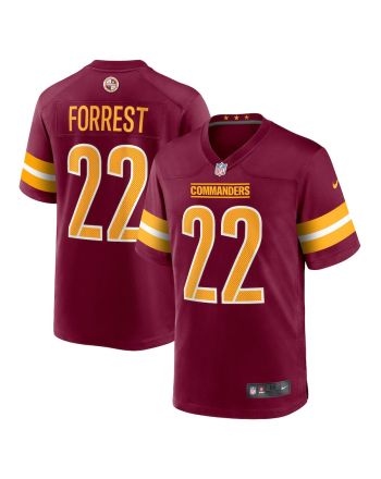 Darrick Forrest Washington Commanders Game Player Jersey - Burgundy