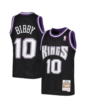 Mike Bibby Sacramento Kings Mitchell &amp; Ness Youth 2001-02 Hardwood Classics Swingman Jersey - Black