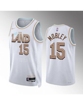 Isaiah Mobley 15 2022-23 Cleveland Cavaliers White City Edition Jersey Swingman