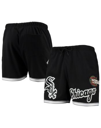 Chicago White Sox Team Logo Mesh Shorts - Black, Men