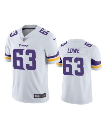 Vederian Lowe 63 Minnesota Vikings White Vapor Limited Jersey