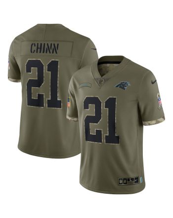 Jeremy Chinn Carolina Panthers 2022 Salute To Service Limited Jersey - Olive