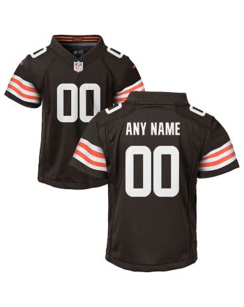 Cleveland Browns Custom YOUTH Game Jersey - Brown