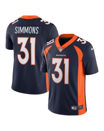 Justin Simmons Denver Broncos Alternate Vapor Limited Jersey - Navy