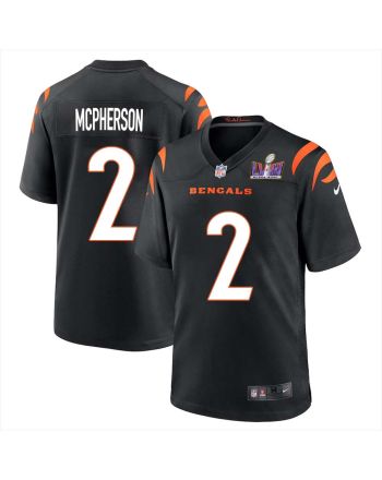 McPherson 2 Cincinnati Bengals Super Bowl LVIII Men Home Limited Jersey - Black