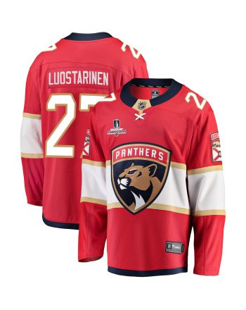 Florida Panthers Eetu Luostarinen 27 Home 2023 Stanley Cup Champions Breakaway Men Jersey - Red