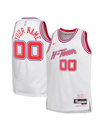 Houston Rockets 2023/24 City Edition Swingman Custom YOUTH Jersey - White