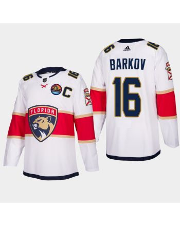 Florida Panthers Aleksander Barkov 16 2023 All-Star Patch Away White Jersey