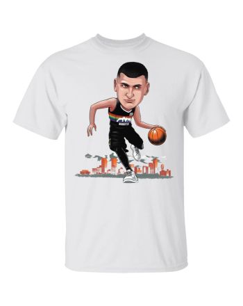 Nikola Jokic Denver Nuggets 2021 MVP T-Shirt - White