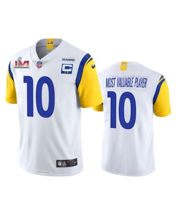 Los Angeles Rams Cooper Kupp 10 White Super Bowl LVI MVP Limited Jersey