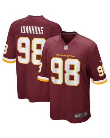 Matt Ioannidis 98 Washington Commanders Football Team Men Game Jersey - Burgundy