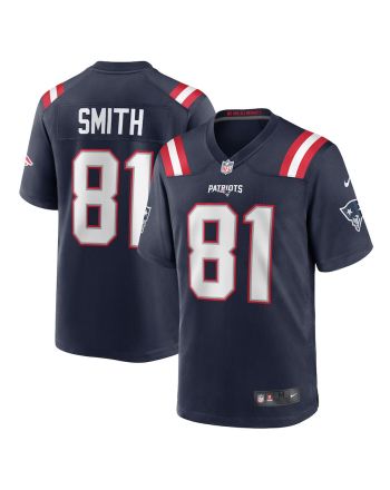 Jonnu Smith New England Patriots Game Jersey - Navy