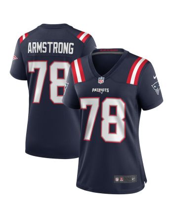 Bruce Armstrong 78 New England Patriots Women Game Retired Jersey - Navy