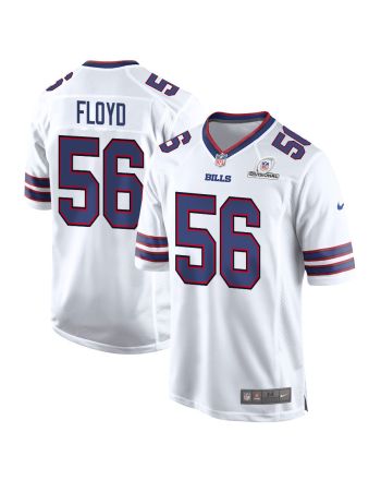 Leonard Floyd 56 Buffalo Bills 2024 Divisional Patch Game Men Jersey - White