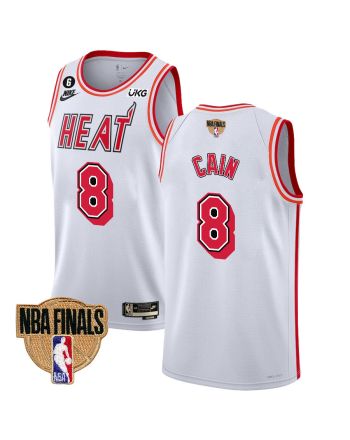 Jamal Cain 8 Miami Heat Final Champions 2023 Swingman Jersey - Classic Edition - White