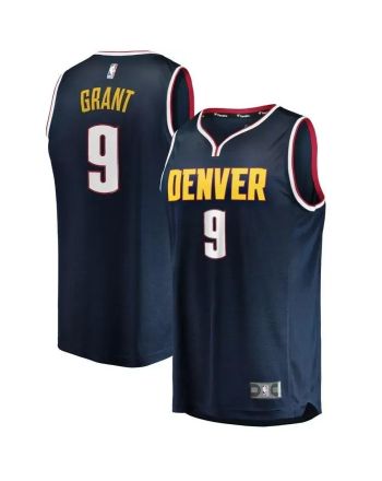 Jerami Grant Denver Nuggets Fast Break Jersey Navy - Icon Edition