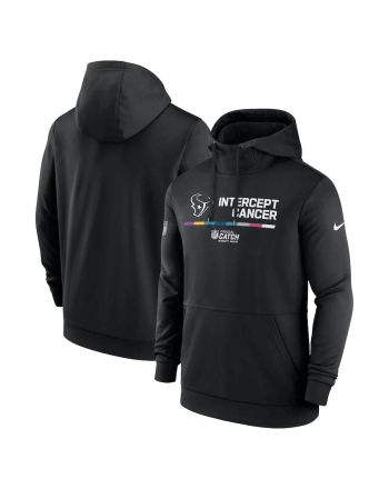 Houston Texans 2022 NFL Crucial Catch Therma Performance Pullover Hoodie - Black