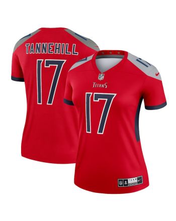 Ryan Tannehill 17 Tennessee Titans Women Inverted Legend Jersey - Red