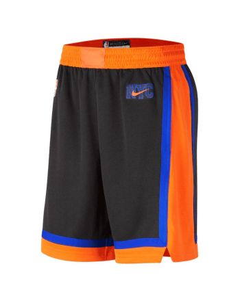 New York Knicks 2022/23 City Edition Swingman Shorts - Black