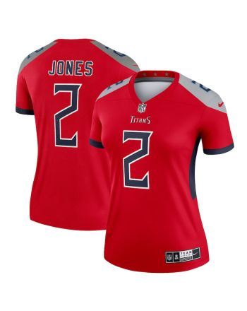 Julio Jones 2 Tennessee Titans Women Inverted Legend Jersey - Red