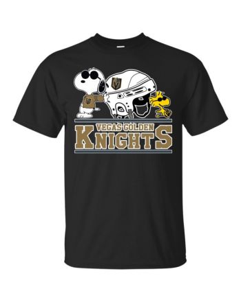 Vegas Golden Knights Cool Snoopy T-Shirt - Black