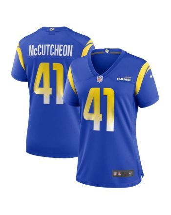 Cameron McCutcheon 41 Los Angeles Rams Women's Game Jersey - Royal