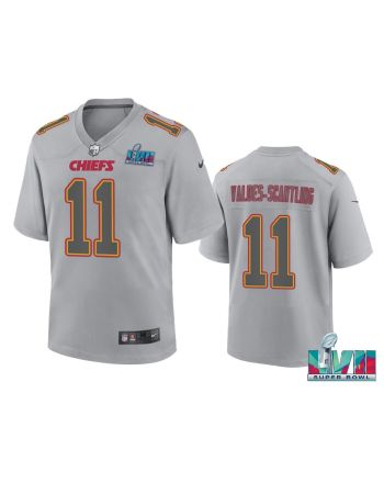 Valdes-Scantling 11 Kansas City Chiefs Super Bowl LVII Youth Atmosphere Game Jersey - Gray