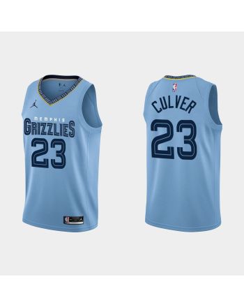 Memphis Grizzlies 23 Jarrett Culver 2022-23 Statement Edition Blue Men Jersey