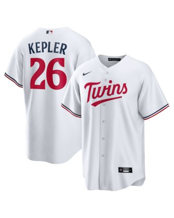 Max Kepler 26 Minnesota Twins Team Logo Home Men Jersey - White