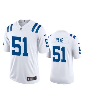 Indianapolis Colts Kwity Paye 51 White Vapor Limited Jersey