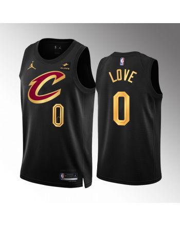 Cleveland Cavaliers Kevin Love 0 Statement Edition Black Jersey 2022-23 Swingman