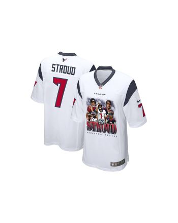 C.J. Stroud 7 Houston Texans The Chosen One Game YOUTH Jersey - White