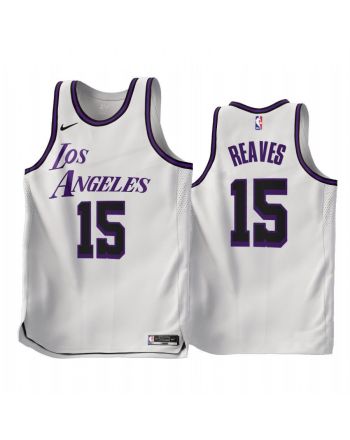 2022-23 Los Angeles Lakers Austin Reaves 15 White City Edition Jersey - Men Jersey