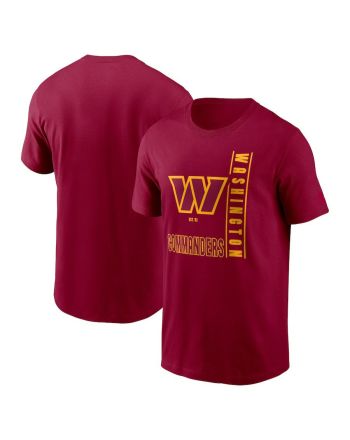 Washington Commanders Lockup Essential T-Shirt - Burgundy