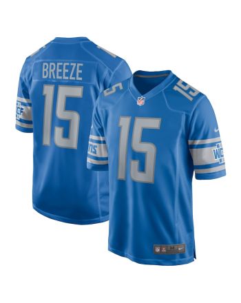 Brady Breeze Detroit Lions Player Game Jersey - Blue