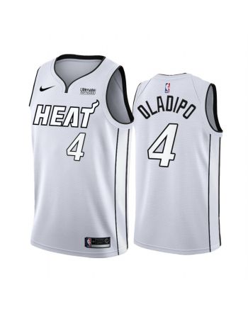 Miami Heat Victor Oladipo White Hot 2022 Playoffs 4 Jersey