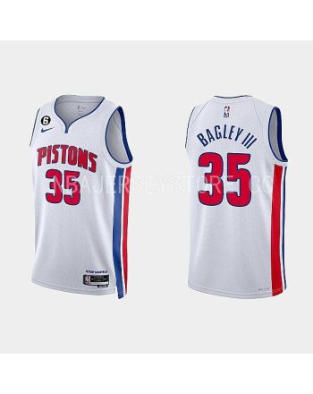 Detroit Pistons Marvin Bagley III 35 2022-23 Association Edition White Men Jersey Swingman